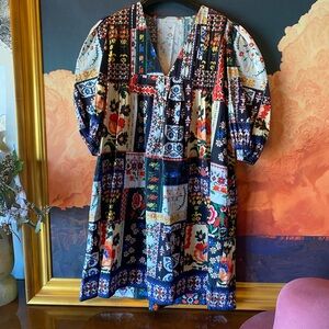 Hunter Bell Patchwork Dress